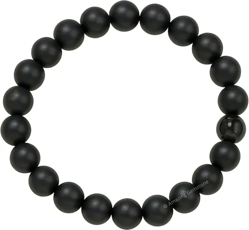 Miniatura 751 de Amazing Gemstone Pulsera de cristal para mujeres y hombres, pulsera de cristal curativo de protección, pulsera elástica con cuentas de piedras