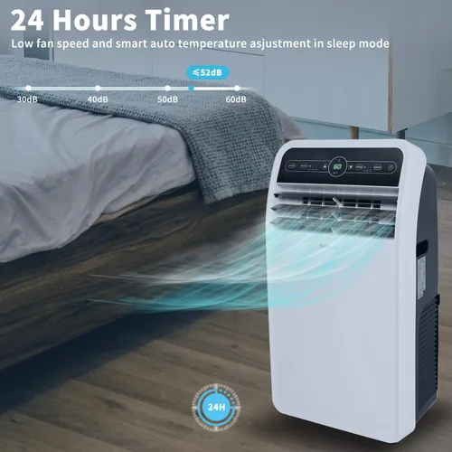 Miniatura 8 de Shinco Aire acondicionado portátil de 12,000 BTU, unidad de CA portátil con modos de enfriamiento integrado, deshumidificador y ventilador