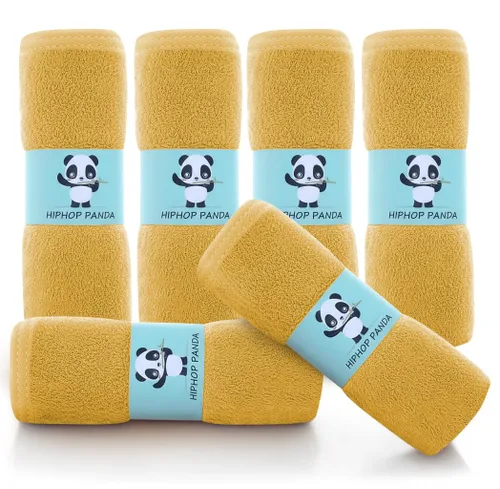 Miniatura 29 de HIPHOP PANDA Toallitas para bebé, rayón hecho de bambú - 2 capas ultra suaves y absorbentes, toalla facial de baño para recién nacidos - toallitas