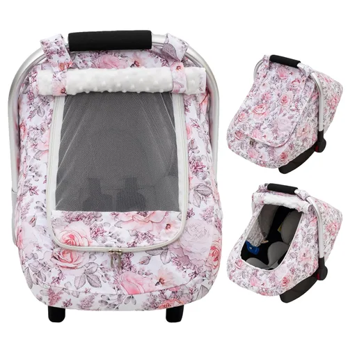 Miniatura 11 de Funda de asiento de automóvil para bebé, funda de asiento de automóvil infantil cálida de visón para niñas y niños, funda universal para asiento