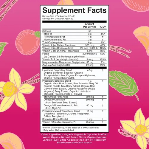 Miniatura 2 de MaryRuth Organics Multivitamínico para Mujeres 40+, Multivitamínico Femenino Liposomal, Suplemento de Apoyo Inmunológico, Suplementos de Energía