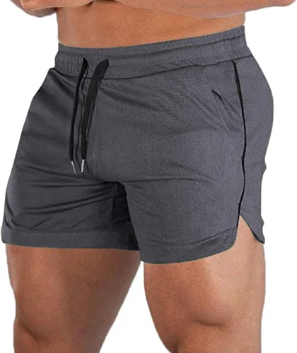 Miniatura 13 de EVERWORTH Pantalones cortos deportivos para hombre, pantalones cortos de entrenamiento para gimnasio, pantalones cortos casuales para correr