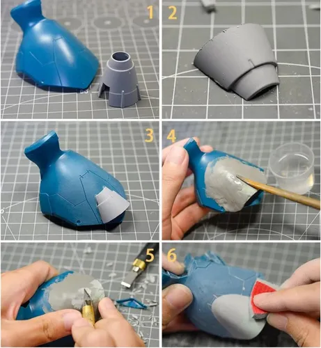 Miniatura 7 de Smalltongue AB Epoxy Sculpt Clay, compuesto de modelado de 2 partes (A y B) 2 libras, arcilla de pasta de modelado de escultura epoxi, para modelar