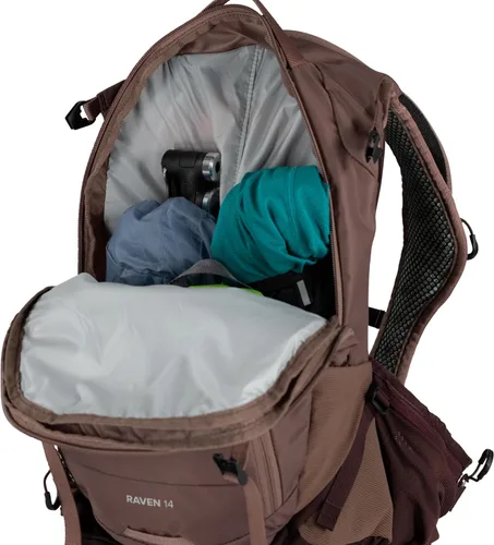 Miniatura 9 de Osprey Raven 14L Mochila de ciclismo de montaña para mujer con depósito hidráulico Deep Fig