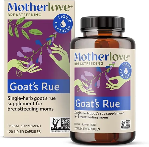 Miniatura 10 de Motherlove Goat's Rue (2 onzas de tintura) Suplemento de lactancia para el desarrollo de tejido mamario y optimización del suministro de leche