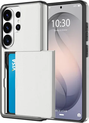 Miniatura 140 de Funda tipo cartera para Samsung Galaxy S22 Ultra con 4 ranuras para tarjetas de crédito a prueba de golpes, funda híbrida de protección reforzada