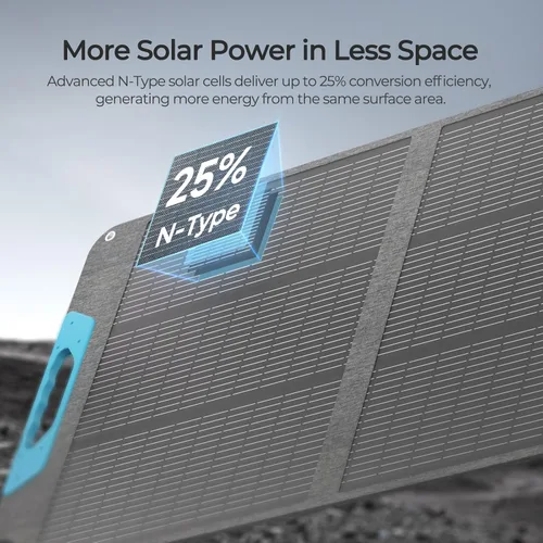 Miniatura 6 de RENOGY REGO Panel solar portátil de 100 W, paneles solares Renogy IP65 impermeables, panel solar plegable de 100 vatios para camping, senderismo