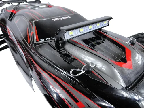 Miniatura 6 de Barra de luz de aluminio de 5 LED de 3.504 in compatible con LaTrax SST, Traxxas 1/16 Slash, Stampede/4x4/Nitro, Nitro Sport, E-Revo, ECX 1/18