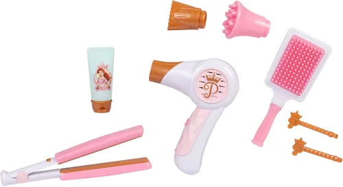 Miniatura 4 de Disney Princess Style Collection - Juego de herramientas de peinado de moda para niñas con sonido y bolsa de almacenamiento para llevar