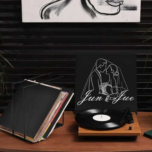 Miniatura 5 de Colarr 30 fundas de disco de vinilo de 12 pulgadas de 12.35 oz/m² en blanco, fundas de cartón para discos de vinilo, fundas exteriores LP