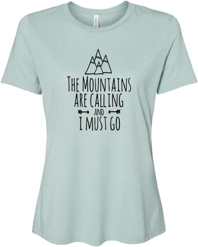 Miniatura 21 de Cute Women's Screen Printed Crew Neck Tee, Shirts With Sayings, Dusty Blue or Olive
