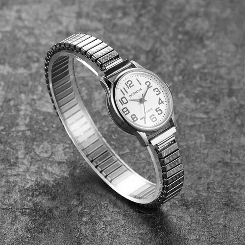 Miniatura 4 de Lancardo Reloj de pulsera con correa elástica para hombres y mujeres, fácil de leer, esfera de números grandes, banda elástica para el día
