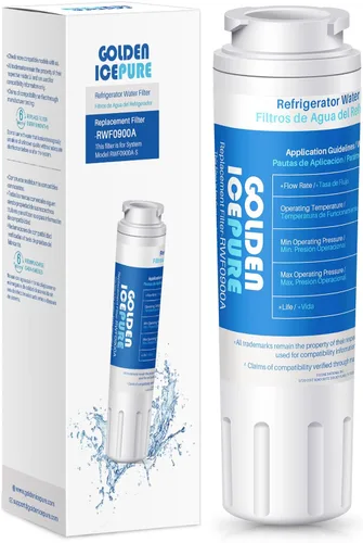 GOLDEN ICEPURE RWF0900A Reemplazo para MAYTAG UKF8001, filtro Whirlpool 4 EveryDrop EDR4RXD1, filtro EveryDrop 4, Whirlpool 4396395, UKF8001AXX-200,