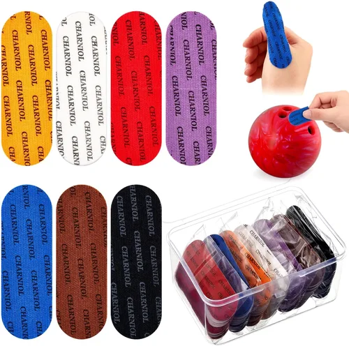 Charniol 140 Pieces Bowling Tape Bowling Finger Thumb Tape for Ball Hole Thumb Protection Bulk for Sport Supplies