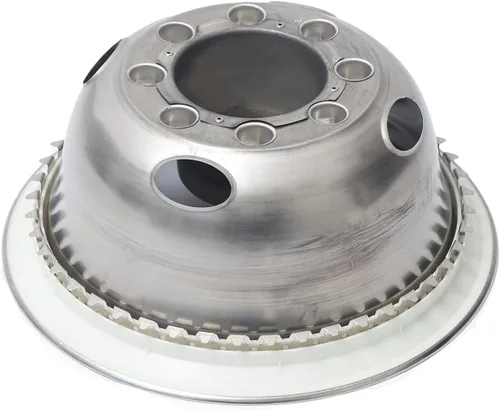 Miniatura 5 de Simulador completo de ruedas de acero inoxidable pulido a presión de 16 pulgadas, 8 lengüetas, 4 agujeros de mano, para Chevy GMC 3500 1974-2000