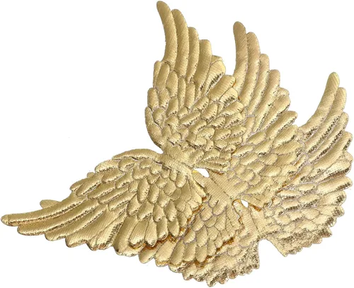 Miniatura 6 de NUOBESTY Parches de alas de ángel para manualidades, accesorios para el cabello, 12 unidades (dorado)