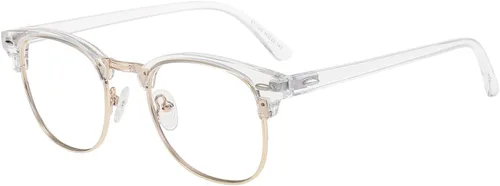 Miniatura 12 de GUDVUE Lentes de luz azul, para computadora/juegos/TV/teléfonos para mujeres/hombres, antirreflejos/UV400/fatiga ocular, negro/dorado