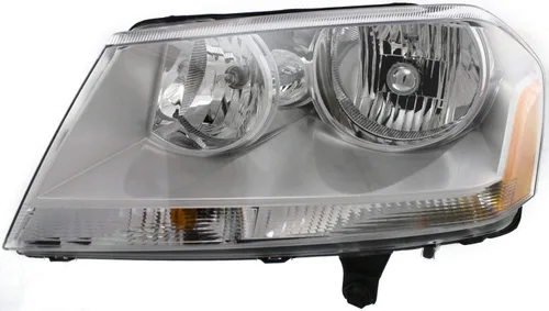 Garage-Pro Faro delantero compatible con Dodge Avenger Sedan 2008-2014 compuesto con juego de bombillas lado del conductor y del pasajero