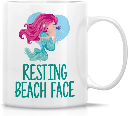 Miniatura 7 de Retreez Taza divertida – Reasons to be Mermaid - Tazas de café de cerámica de 11 onzas – Divertido, sarcasmo, sarcástico, motivacional, regalos