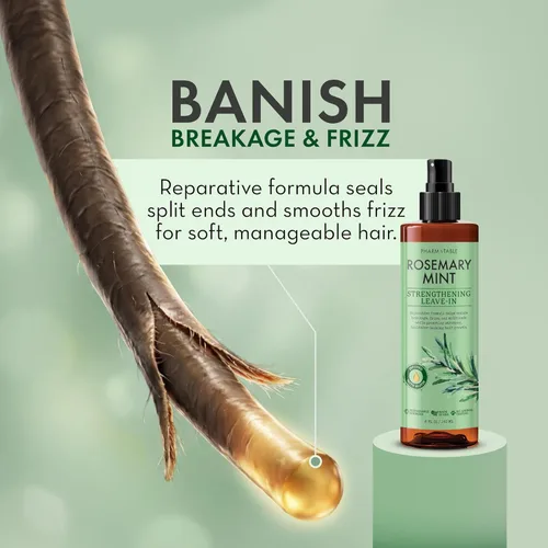 Miniatura 6 de Spray acondicionador de uso continuo - Tratamiento para el cuero cabelludo de romero y menta - Tratamiento anticaspa y para cuero cabelludo seco