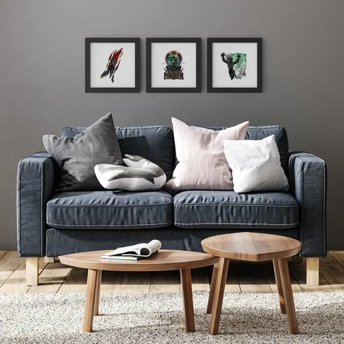 Miniatura 2 de Trends International Gallery Pops Marvel - Black Panther - Shuri Wall Art Bundle (3-Pack) Gallery Pops Wall Art, Black Framed Version