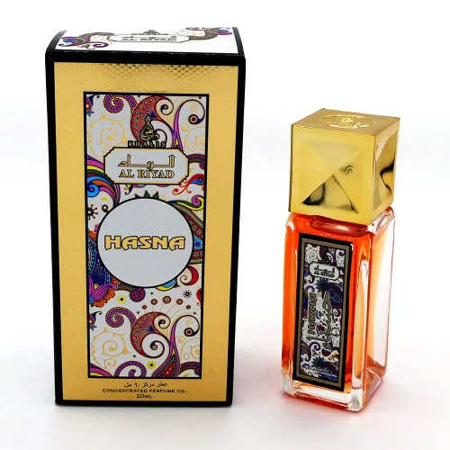 Maison d'Orient HASNA - Aceites de perfume para mujer, 0.7 fl oz, sin alcohol, perfumes árabes para mujer, feromonas roll-on para mujer (Perfumes