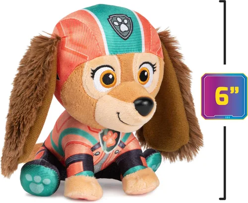 Miniatura 2 de GUND - Peluche de felpa de Liberty de Paw Patrol: La Gran Película, juguete de peluche con licencia oficial para edades de 1 y más, 6 pulgadas