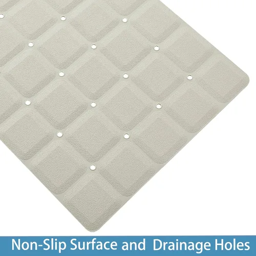 Miniatura 3 de Webos Alfombrilla plegable de silicona para bañera: alfombrilla de baño de seguridad extra grande para tina sin ventosas, antideslizante para baño