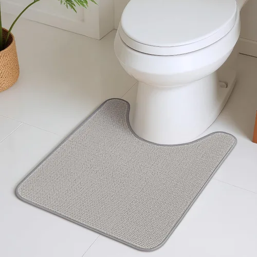 Miniatura 22 de GRANNY SAYS Tapetes de baño azules, de felpilla suave, absorbentes, de 20 x 32 pulgadas, alfombras de baño pequeñas antideslizantes, lavables