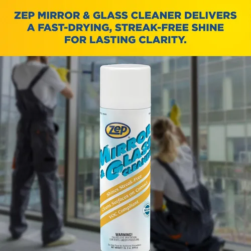 Miniatura 7 de Zep Aerosol de plexiglás, espejo y vidrio, 18 onzas (caja de 12) 9801 - Limpiador de grado profesional