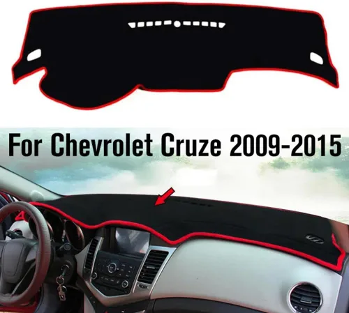 Miniatura 2 de Para Chevrolet Cruze 2009 2010 2011-2014, conducción a la izquierda, cubierta de tablero de automóvil, alfombrilla de cojín, accesorios