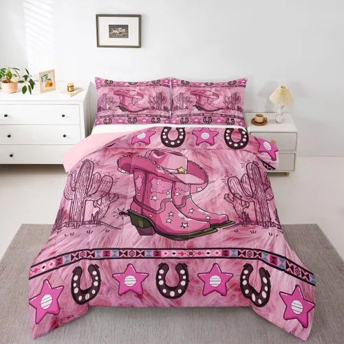 Miniatura 40 de Erosebridal - Juego de ropa de cama estilo tribal bohemio azteca, edredón con estampado étnico blanco y negro, bohemio, tamaño King, juego de Multi
