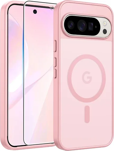 Miniatura 266 de FNTCASE - Funda para iPhone 16 Pro: magnética, mate, translúcida, de grado militar, protectora contra caídas, resistente, fina, duradera y a prueba