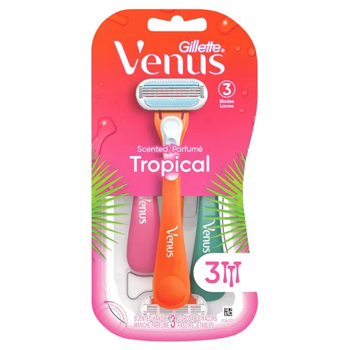 Miniatura 8 de Gillette Venus Tropical - Maquinilla de afeitar desechable para mujer, 3