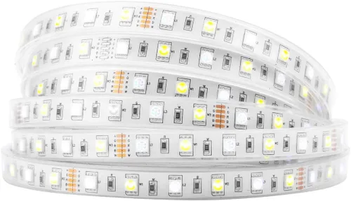 Miniatura 19 de BTF-LIGHTING 5050 RGBW RGB+Blanco Cálido(2700K-3000K) 4 colores en 1 tira de luz LED DC12V 5m 16.4 pies 60LED/m Multicolor IP30 Blanca 12mm PCB
