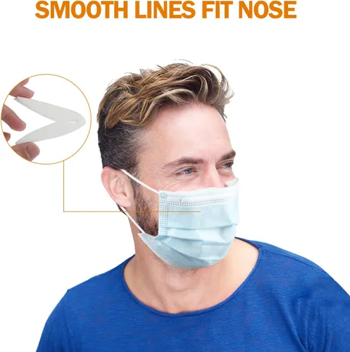 Miniatura 3 de Almohadillas de esponja antivaho para puente nasal, almohadillas de espuma viscoelástica para nariz, tiras de protección autoadhesivas, almohadilla