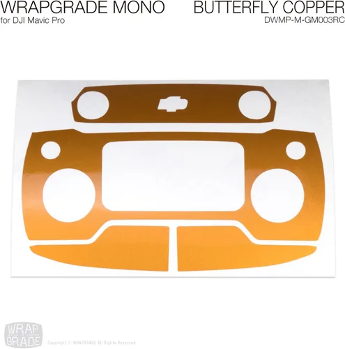 Miniatura 4 de WRAPGRADE Mono Skin para mando a distancia DJI Mavic Pro (cobre mariposa)