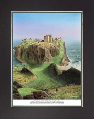 Miniatura 4 de Legends Never Die - Litografía oficial de doble mate "18 agujeros de golf infames