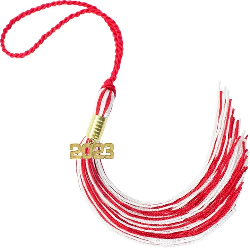 Miniatura 696 de Borla de graduación Aqua 2022, todos los colores escolares disponibles, fabricada en Estados Unidos