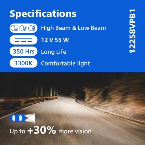 Miniatura 2 de Faro delantero Philips modelo Vision Upgrade, H1