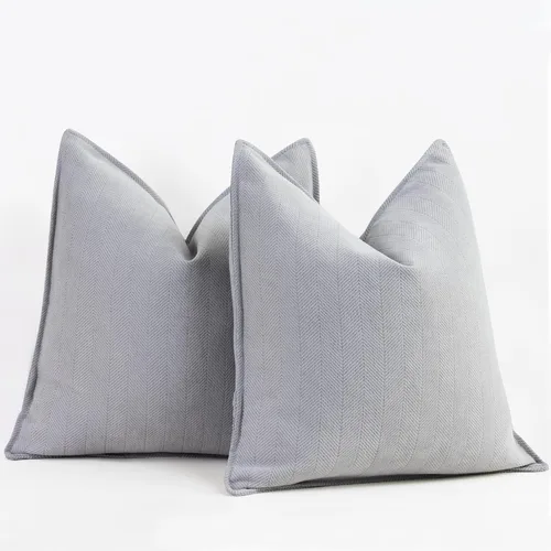 Miniatura 34 de ZWJD Fundas de Almohada para Lanzar de Color Rust 18x18 Juego de 2 Fundas de Almohada de Chenilla con Diseño Elegante Fundas de Almohada Decorativas