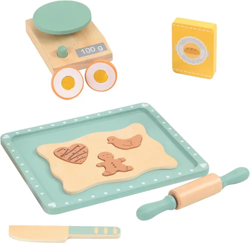 Miniatura 8 de Tostadora de madera para niños, juguete para hacer pan, accesorios de cocina Montessori para niñas y niños pequeños (fabricante de pan)