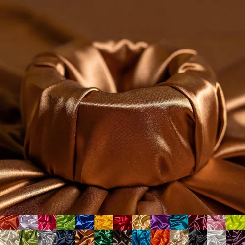 Miniatura 26 de Ice Fabrics The Yard - Tela de satén elástica Charmeuse de 58/60 pulgadas de ancho, sedosa y suave para coser ropa, vestidos, vestidos de noche
