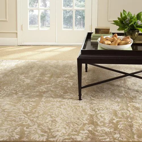 Miniatura 12 de MARTHA STEWART x SAFAVIEH MSR3124C - Alfombra hecha a mano de lana de damasco y viscosa de 8 pies 6 pulgadas x 11 pies 6 pulgadas x 11 pies 6