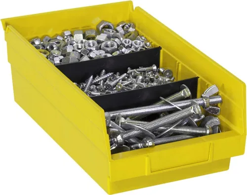 Miniatura 7 de Akro-Mils 40130 Separadores de ancho de plástico para contenedores de estantes de 4 pulgadas de alto modelos 30130, 30138 y 30164, insertos