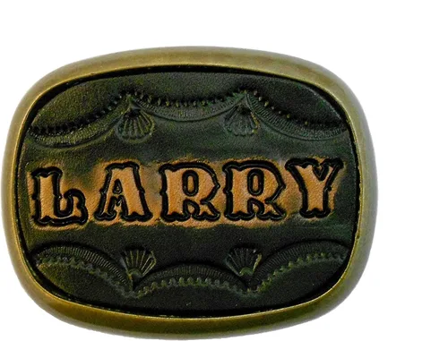 Miniatura 3 de Leather Custom Made Name Belt Buckle - USA - Up to 6 Letters