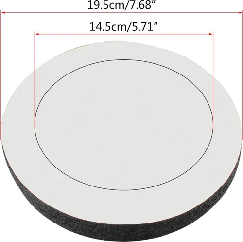 Miniatura 3 de 4 unids 6.5 pulgadas altavoz de coche Bass puerta Trim aislamiento de sonido audio audio sonido sonido autoadhesivo coche altavoces anillos