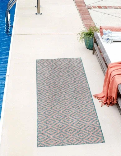 Miniatura 60 de Unique Loom Jill Zarin Jill Zarin Outdoor Collection - Alfombra de área - Costa Rica