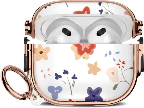 Miniatura 124 de Maxjoy para Funda Linda de AirPods 2 (2019) con Bloqueo de Seguridad, Compatible con Funda de AirPod de 2ª Generación de Mármol para Mujeres