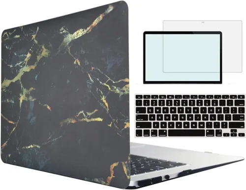 Miniatura 34 de Compatible con MacBook Air 1369 A1466 versión 2010-2017, carcasa rígida de plástico 4 en 1 con protector de pantalla de teclado compatible con Apple